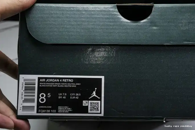 Cheap Husky 4 Green Air FQ8138-103 Jordan Oxidized 0511
